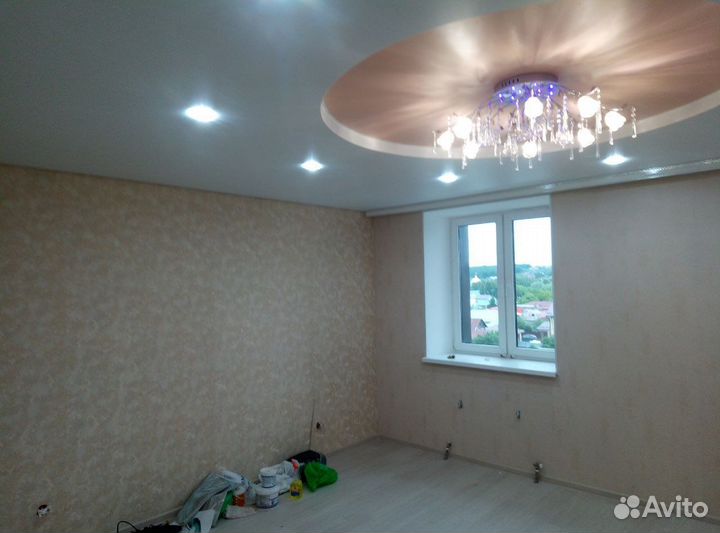 Шпаклевка,поклейка обоев ремонт квартир под ключ