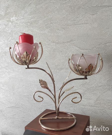 Подсвечник металлический