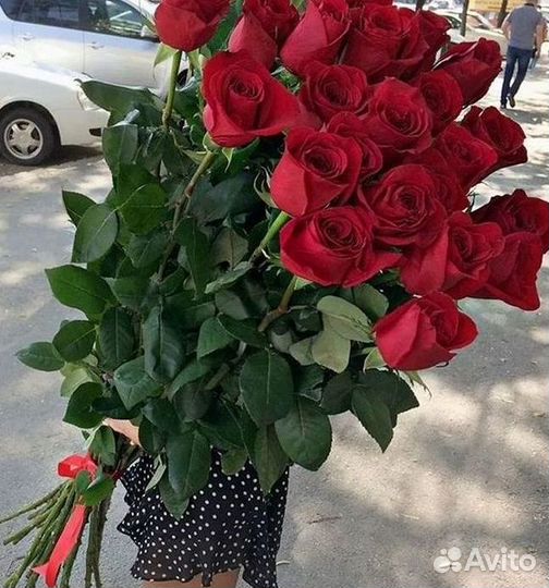 Высокие розы Букеты с доставкой