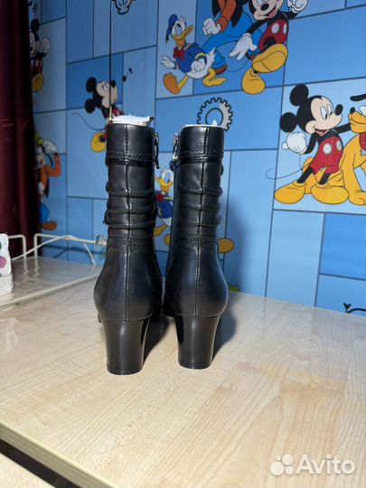 Ботильоны натуральная кожа 39