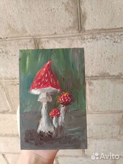 Бронь Картина маслом на холсте сказочная