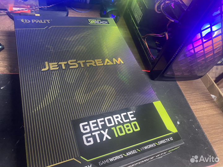 Видеокарта GTX 1080 JetStream