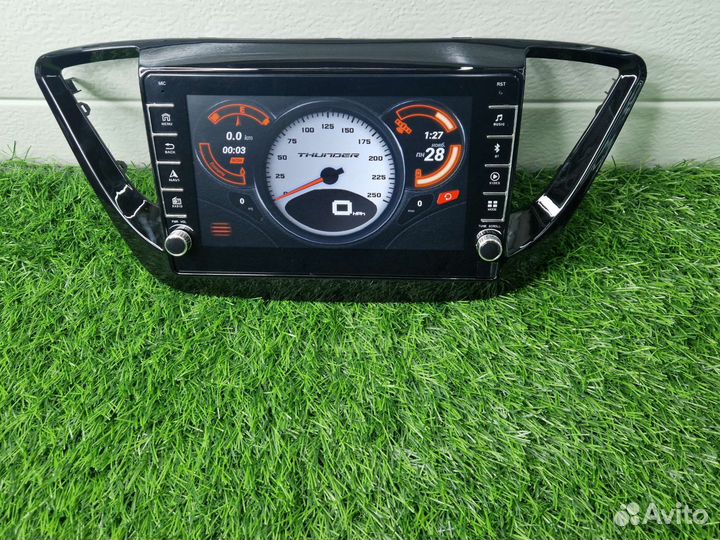Магнитола Андроид Хёндай Солярис 2 IPS крутилки