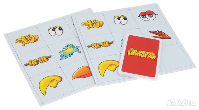 Настольная Мемо игра Весёлые попугаи