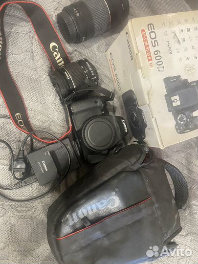 Зеркальный фотоаппарат canon 600d