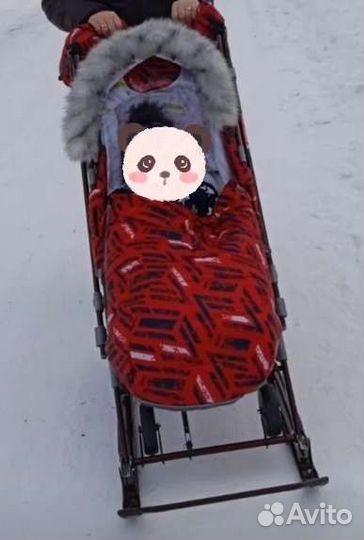 Коляска санки