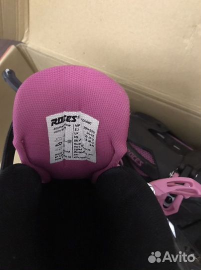 Роликовые коньки разм 30-35 раздвижные Rokis