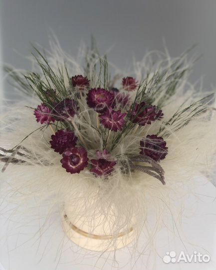 Цветы сухоцветы стабилизированные цветы