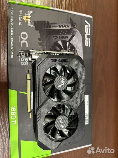 Видеокарта Asus gtx 1660 ti 6gb