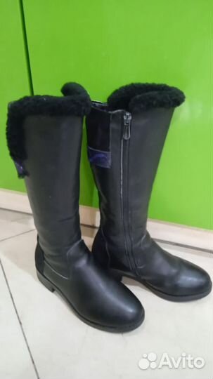 Сапоги зимние для девочки,р.33