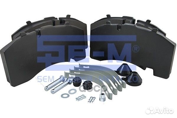 Колодки торм, диск, 29171 BPW/SAF 210.8x108x30