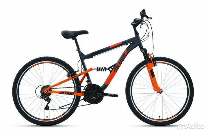 Велосипед двухподвесный altair MTB FS 1.0 26