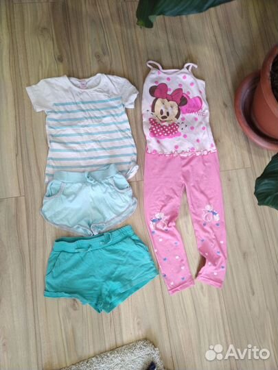 Одежда на девочку пакетом рост 92-110