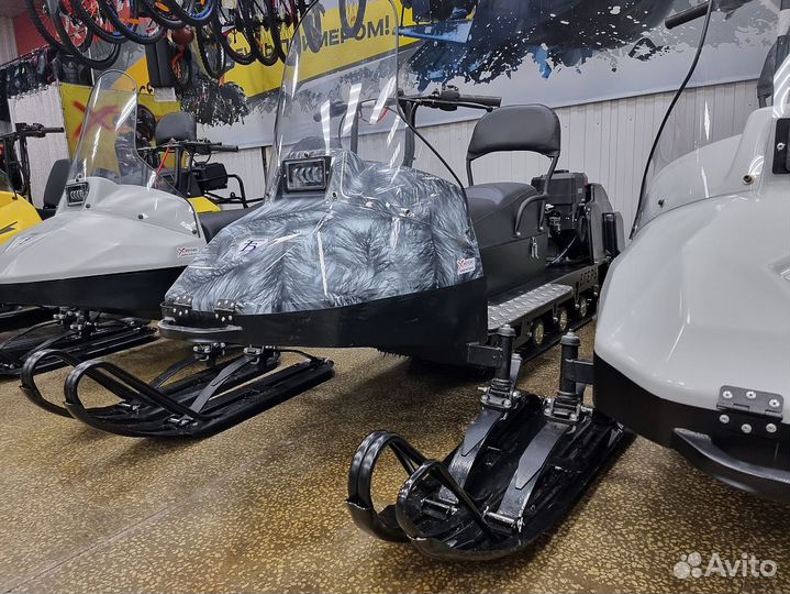 Миниснегоход бурлак егерь centro-L 18.5 Л.С. С эл