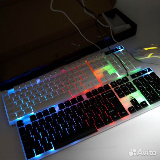 Комплект клавиатура и мышь с LED подсветкой GT100