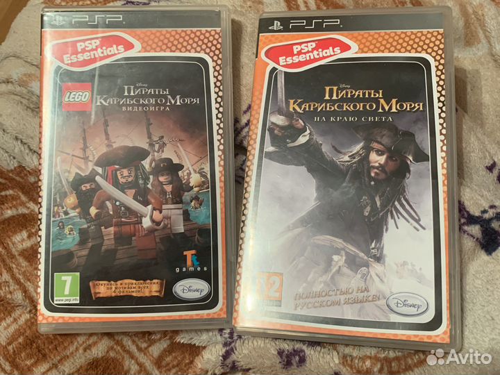 Диск на PSP Пираты карбиского море