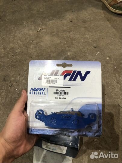 Новые тормозные колодки Nissin оригинал