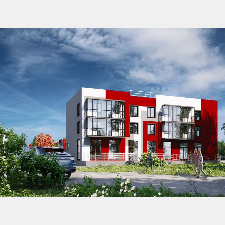 2-к. квартира, 63,4 м², 3/3 эт.