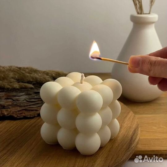 Ароматическая свеча ручной работы