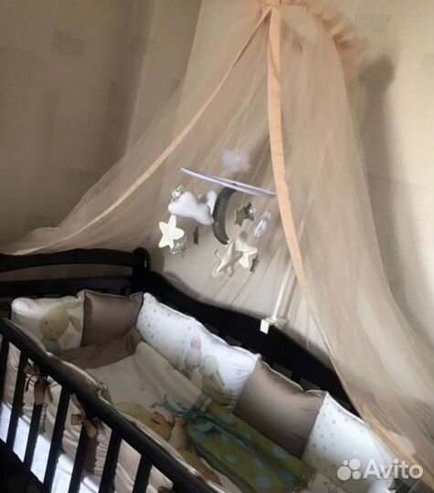 Балдахин в детскую кроватку