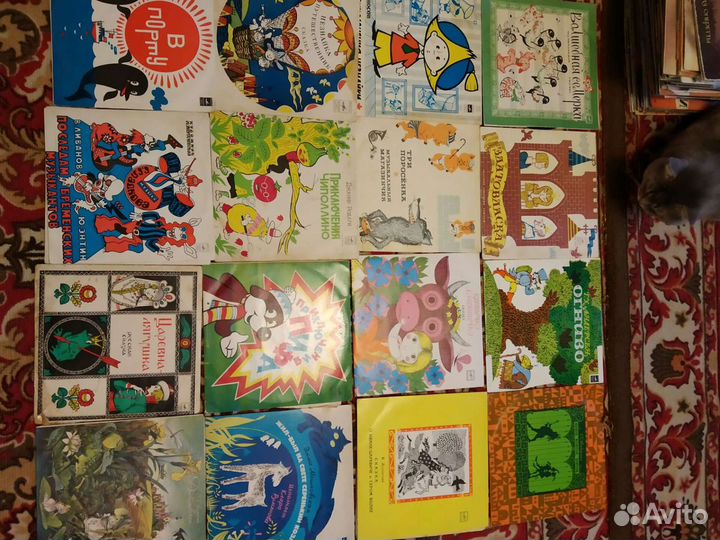 Пластинки. Сказки для детей.Песни детские.Отличные