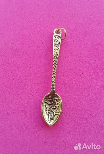 Брелок автомат ак-47, Ложка загребушка