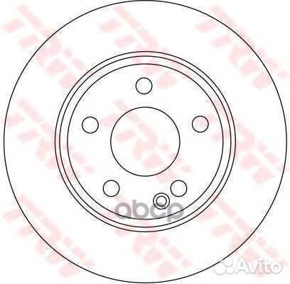 Диск тормозной передний MB A W169 04/B W245 05