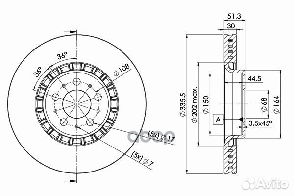 Диск тормозной 78BD7301-2 Icer