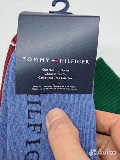 Носки короткие Tommy Hilfiger оригинал 3 пары