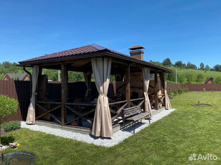 Шторы в беседку