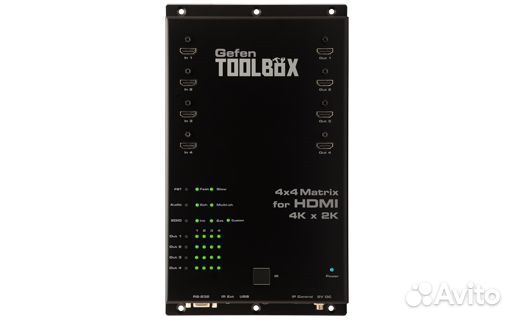 Gefen GTB-HD4K2K-444-BLK, Матричный коммутатор 4х4