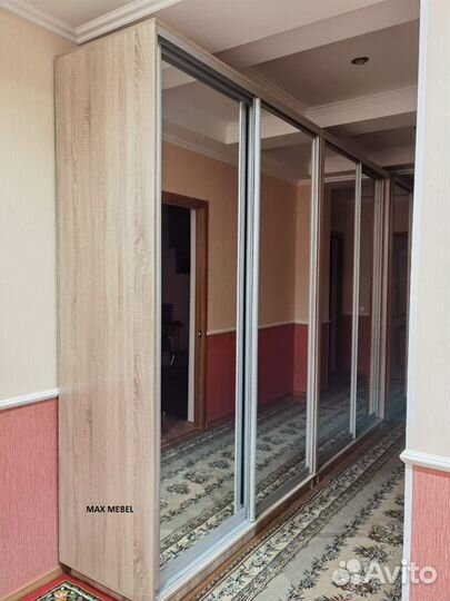 Шкаф купе большой 4х дверный