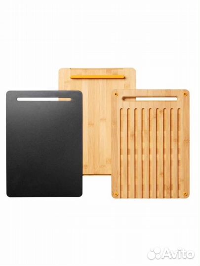 Набор бамбуковых разделочных досок FF Fiskars