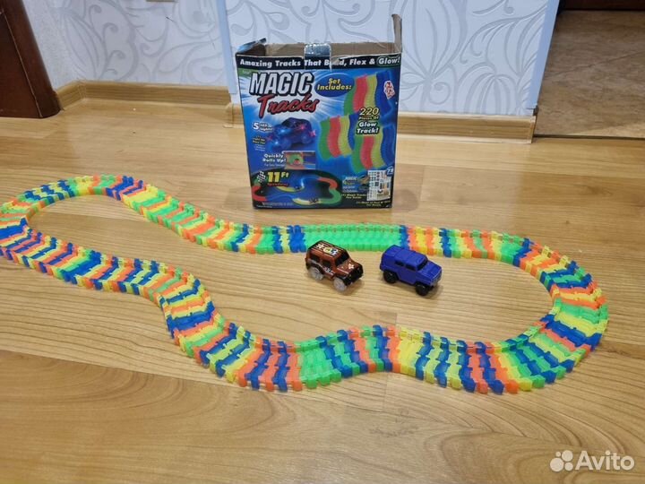 Игрушка Дорога трек светящийся гибкий