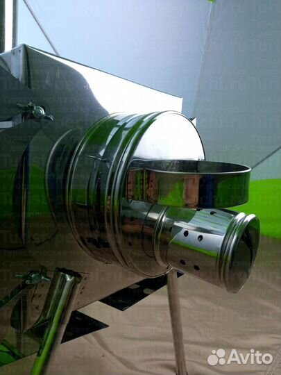 Печь для палатки Малая на 15 л. c 3Д экранами