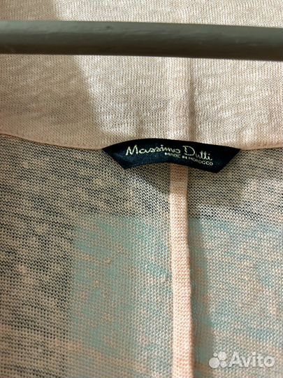 Кардиган лен massimo dutti