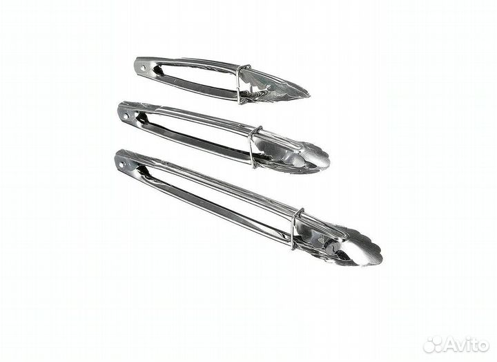 Щипцы кухонные, в наборе 3 штуки