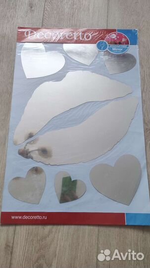 Интерьерные зеркальные наклейки