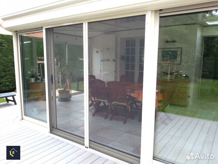 Москитная сетка. Плиссе. На дверь