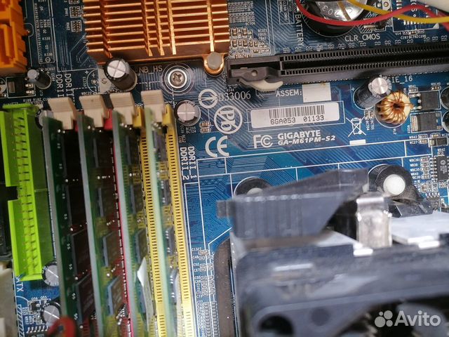 Ма.плата GA-M61PM-S2 + Athlon 64 X2