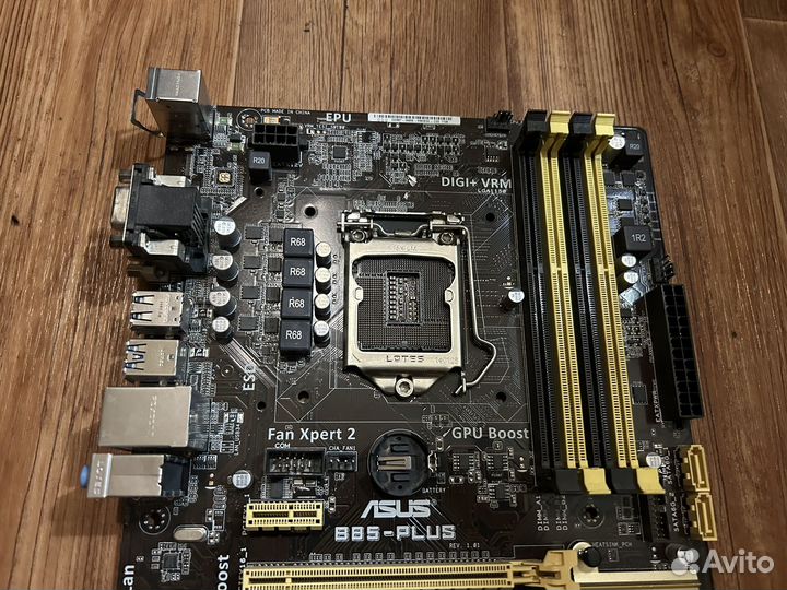 Материнская плата asus b85-plus