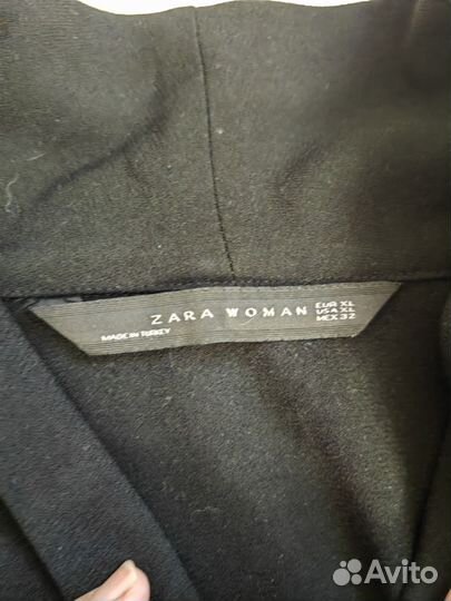 Платье женское черное Zara, р. XL, Испания