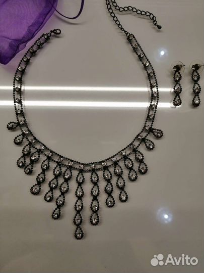 Комплект колье и серьги Lady Collection