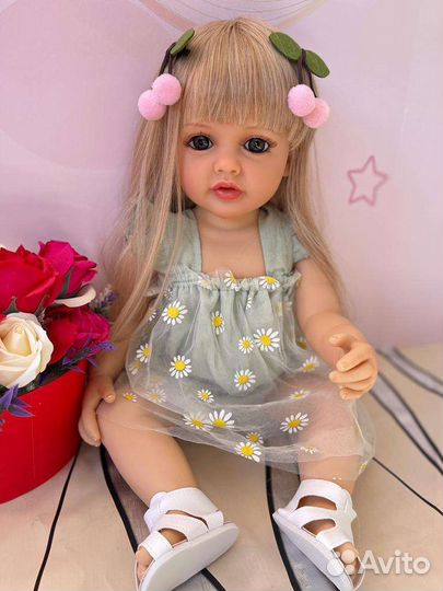 Кукла реборн силиконовая,можно купать