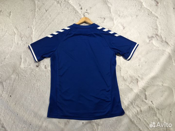 Футболка Hummel x Everton синего цвета (L)