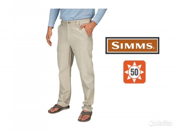 L Штаны рыболовного гида на лето Simms Guide Pant
