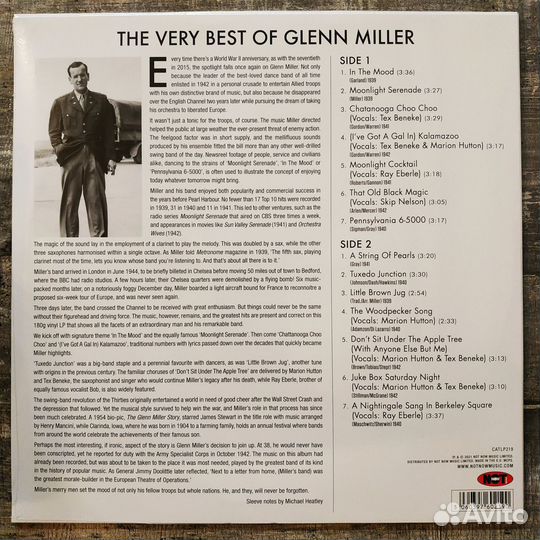 Glenn Miller - The Very Best Of (2021) LP