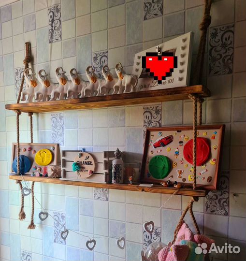 Полка настенная навесная