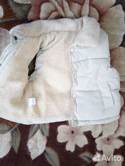 Жилетка детская утепленная
