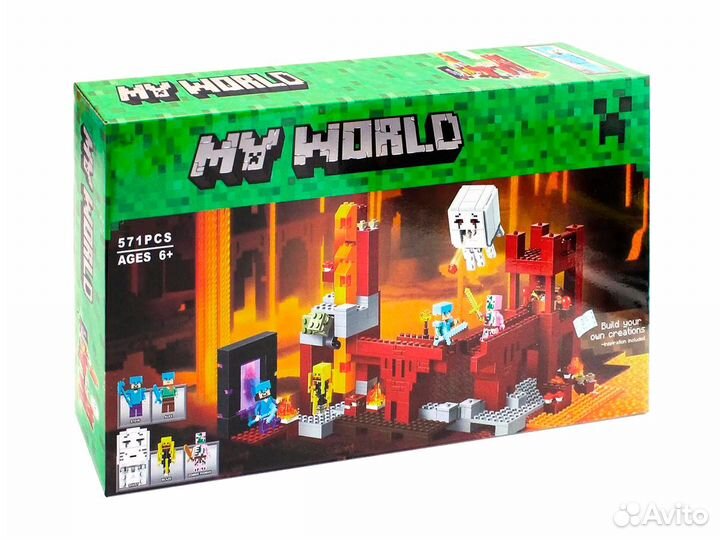 Конструктор Minecraft 10393 Подземная Крепость